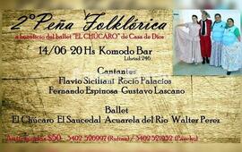 Imagen de 2da Pe&ntilde;a Folkl&oacute;rica a beneficio del Ballet �El Ch&uacute;caro�