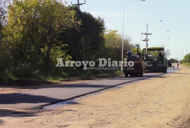 Imagen de Pavimentación calle Pavón, acceso al Puerto