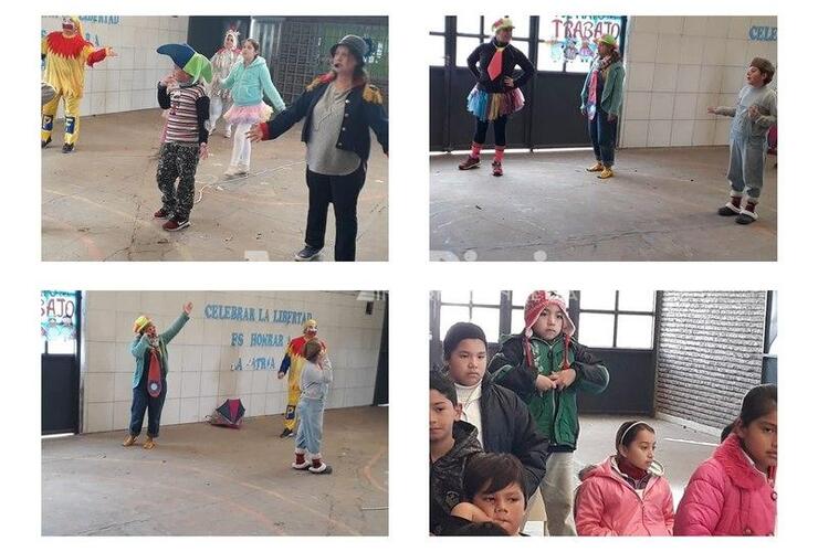 Imagen de La Escuela N° 6.036 recibió visitas especiales y los niños más que felices