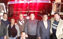 La presentación de la autobomba fue uno de los momentos más emotivos. Foto: Diario El Sur