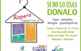 Imagen de Ropero Comunitario, campaña solidaria en Fighiera