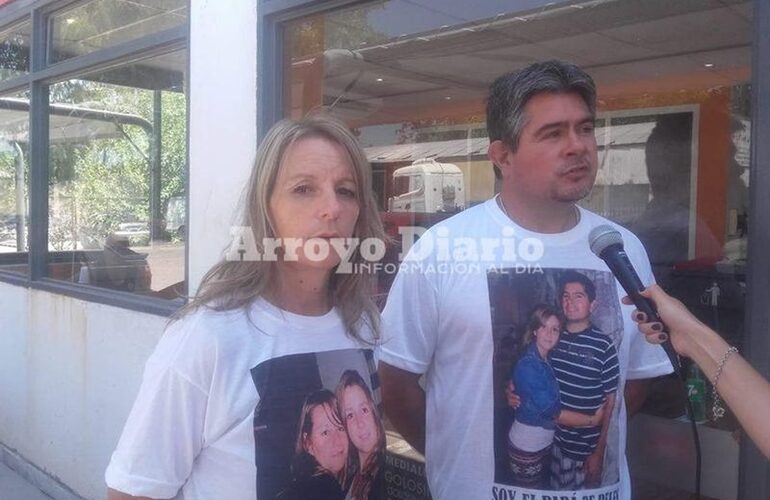 Familiares durante una de las tantas protestas frente a Tribunales.