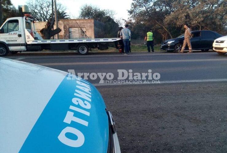 Zona semaforizada. El accidente tuvo lugar a la altura de uno de los semáforos.