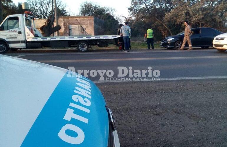 Zona semaforizada. El accidente tuvo lugar a la altura de uno de los semáforos.