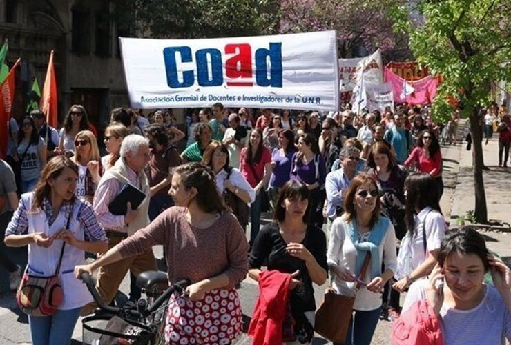Los docentes de Coad votarán en las facultades. Foto: Archivo/Rosario3.com