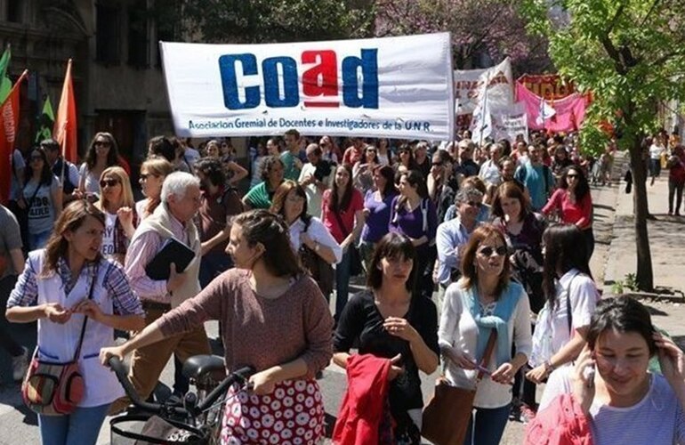 Los docentes de Coad votarán en las facultades. Foto: Archivo/Rosario3.com