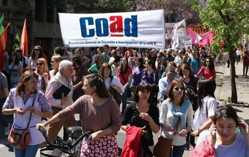 Los docentes de Coad votar&aacute;n en las facultades. Foto: Archivo/Rosario3.com