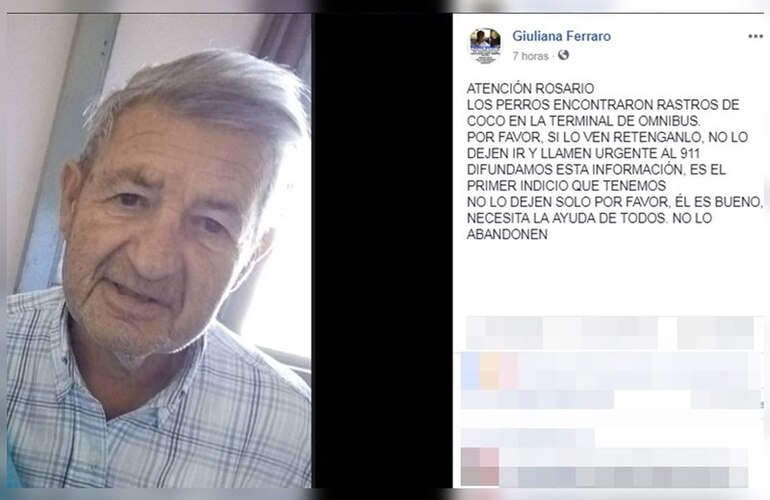 Imagen de La búsqueda de Pedro Difavia se intensifica en toda la zona
