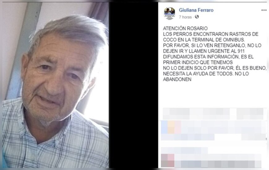 Imagen de La búsqueda de Pedro Difavia se intensifica en toda la zona