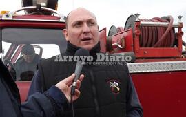 Alexis Sciacca, Jefe Cuerpo Activo Bomberos Voluntarios Arroyo Seco.