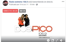 Imagen de Emisi&oacute;n EN VIVO, Dos & Pico Radio Extremo 106.9