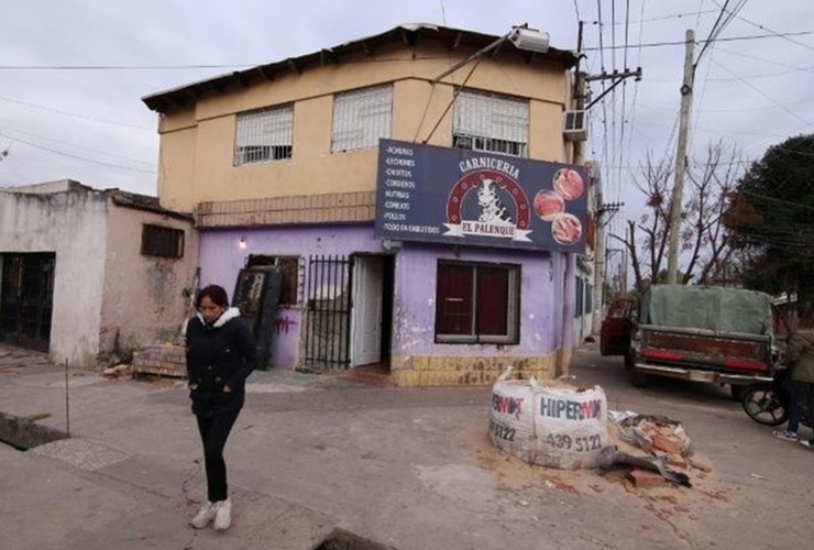 La zona del tiroteo. Foto: Alan Monzón / Rosario3.com