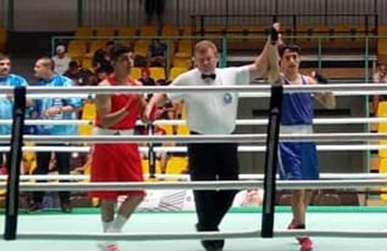 Imagen de Mirco Cuello ganó la primera pelea en Alemania