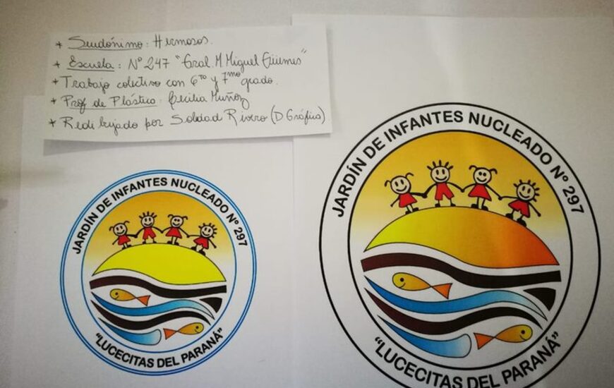 Imagen de Se sigue construyendo identidad: El jard&iacute;n 297 tiene nuevo logo