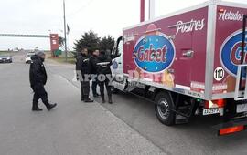 En el acceso. Uno de los lugares seleccionados para los controles de esta semana.
