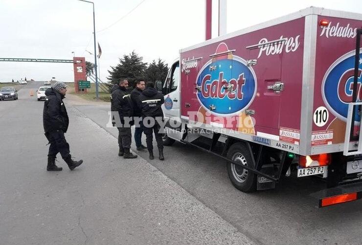 En el acceso. Uno de los lugares seleccionados para los controles de esta semana.