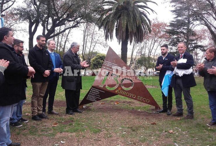 Imagen de Inauguración monumento por los 130 años de la fundación de Arroyo Seco