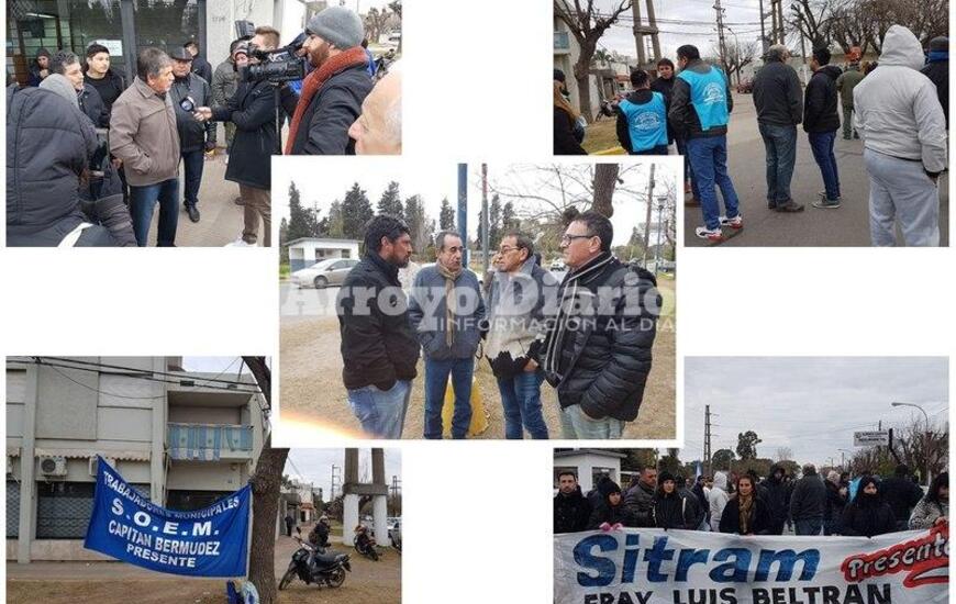 Imagen de En apoyo a trabajadores despedidos: Municipales de Arroyo Seco viajaron a Fray Luis Beltran