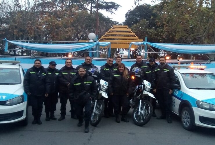 Equipo completo. Los inspectores que trabajaron durante la jornada de ayer.