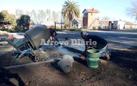El play&oacute;n, est&aacute; ubicado sobre el Bv. Mansueto Maiorano, a pocos metros del edificio del Museo Municipal. Foto: Florecia D&acute;Alonzo