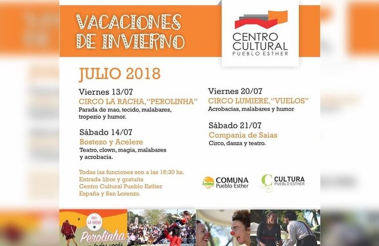 Imagen de Pueblo Esther: Vacaciones de invierno en el Centro Cultural