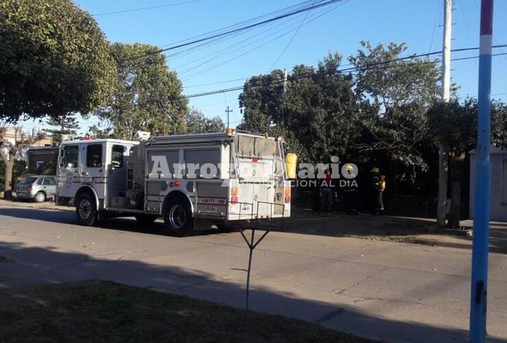 Imagen de Principio de incendio en una vivienda de Fighiera