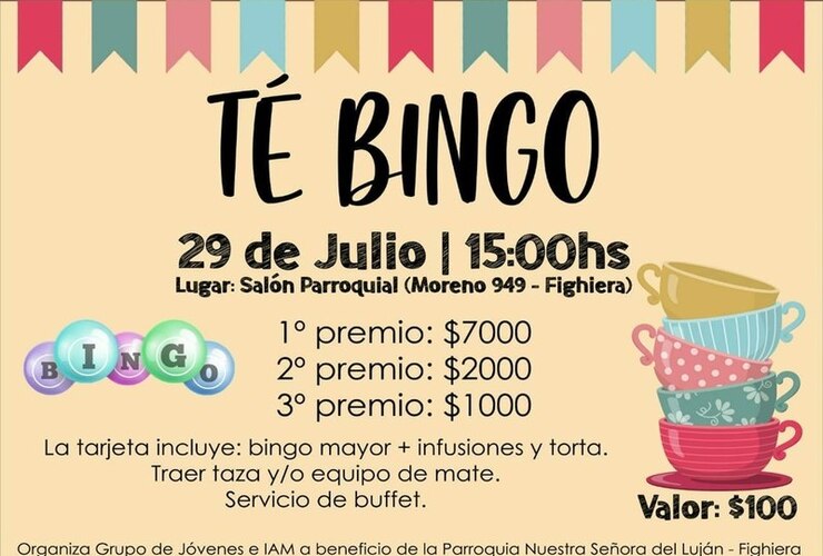 Imagen de La Parroquia organiza un Té Bingo