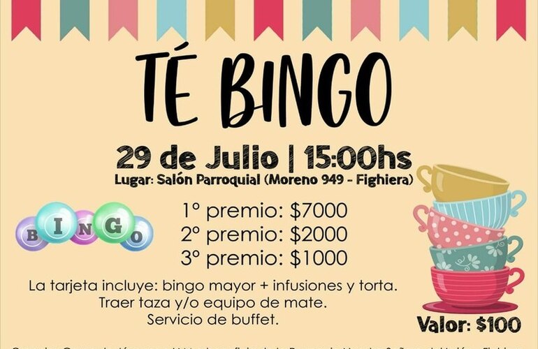 Imagen de La Parroquia organiza un Té Bingo