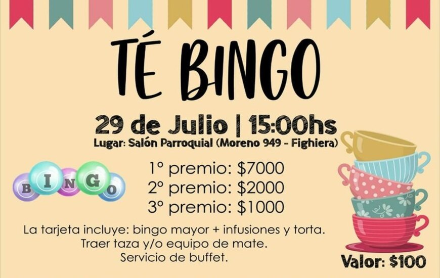 Imagen de La Parroquia organiza un T&eacute; Bingo