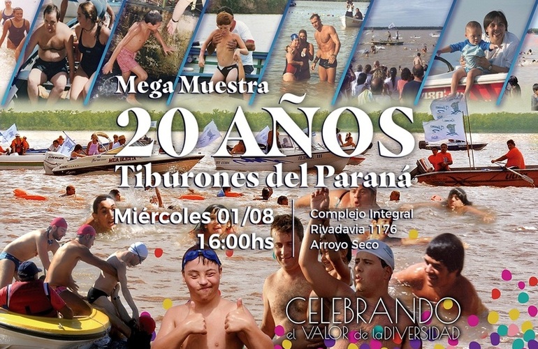 Imagen de Se inaugura la MEGA-MUESTRA por los  20 a&ntilde;os de "Tiburones del Paran&aacute;"
