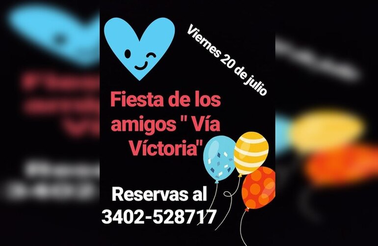 Imagen de El festejo del “Día del Amigo” tiene lugar y es en Vía Victoria