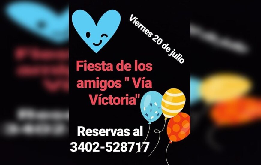 Imagen de El festejo del �D&iacute;a del Amigo� tiene lugar y es en V&iacute;a Victoria