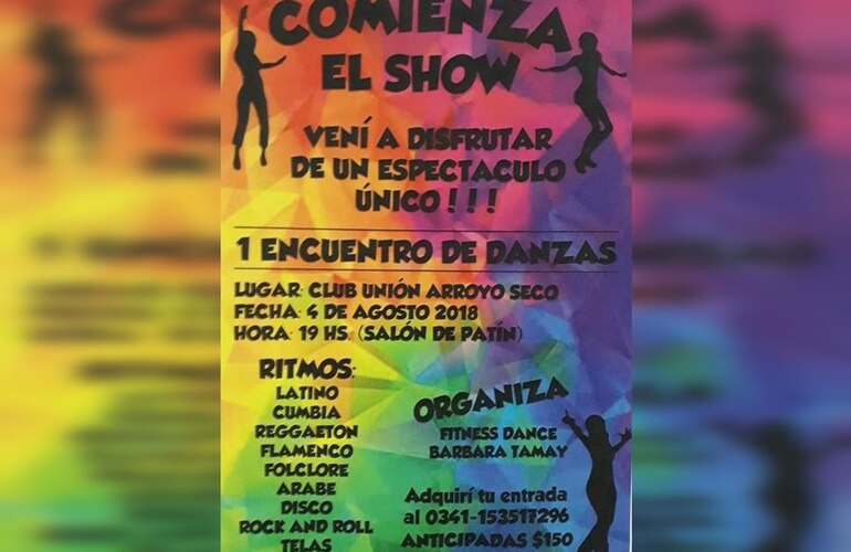 Imagen de Primer Encuentro de Danzas, en el Club Atlético Unión