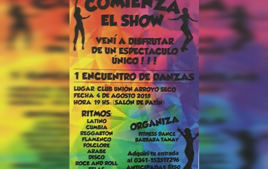 Imagen de Primer Encuentro de Danzas, en el Club Atl&eacute;tico Uni&oacute;n