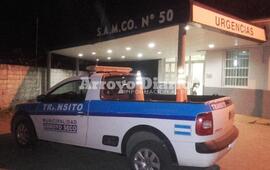 En el Hospital. El inspector lesionado fue atendido también en el hospital local.