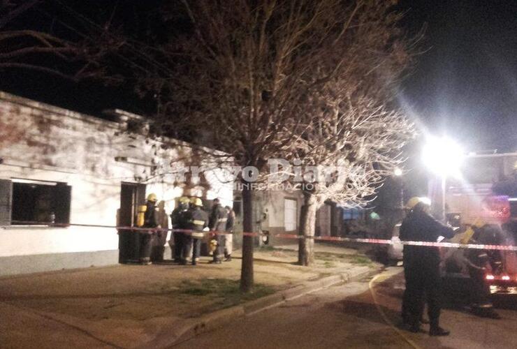 Imagen de Dramático: Incendio en una vivienda de calle 9 de Julio