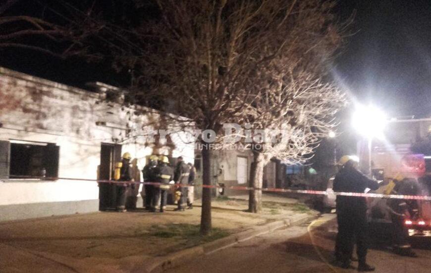Imagen de Dram&aacute;tico: Incendio en una vivienda de calle 9 de Julio