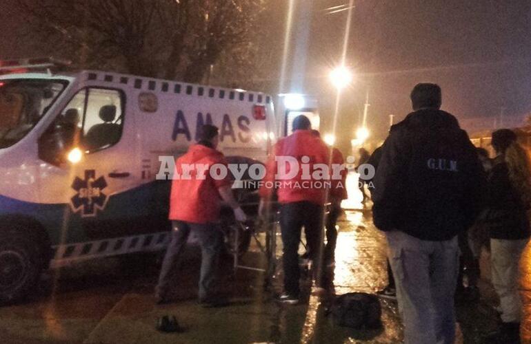 Imagen de Motociclista result&oacute; herida en accidente de tr&aacute;nsito