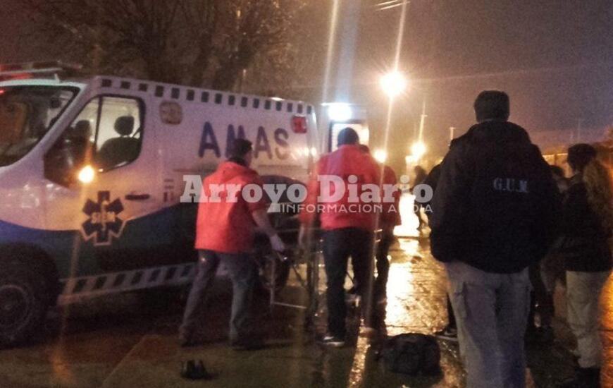 Imagen de Motociclista resultó herida en accidente de tránsito