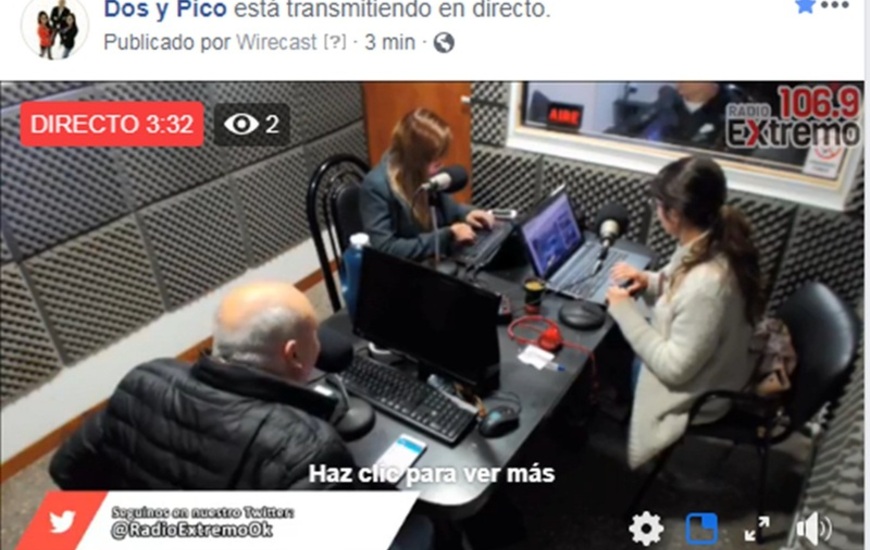 Imagen de Emisión EN VIVO, Dos & Pico Radio Extremo 106.9