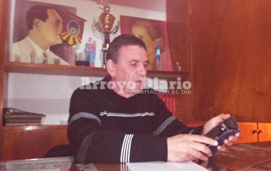 Sergio Gaudio, Secretario General del SITRAM Arroyo Seco.