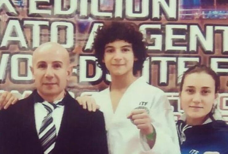 En la foto: Fermín, Lautaro y Lucila. FB
