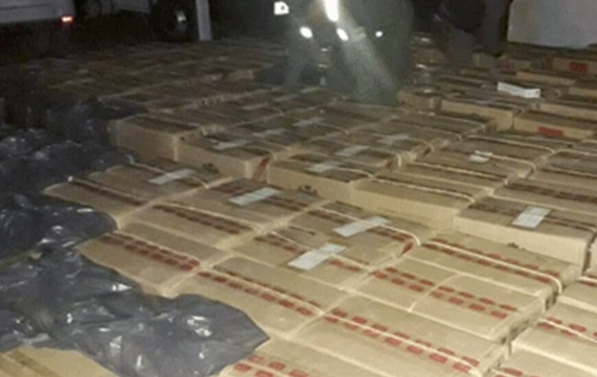 Imagen de Decomisan cartones de cigarrillos por un valor que supera los $5.000.000  sin el aval legal.