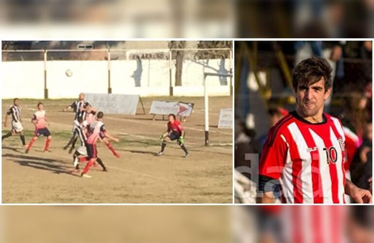 Foto 1: Unión superó a Talleres en la Etapa 2. Foto 2: Francisco "el monito" Cruz, gol y figura de Riberas.