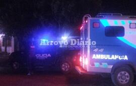 En colaboración. Comando y AMAS acudieron minutos después a la casa de la víctima del hecho.