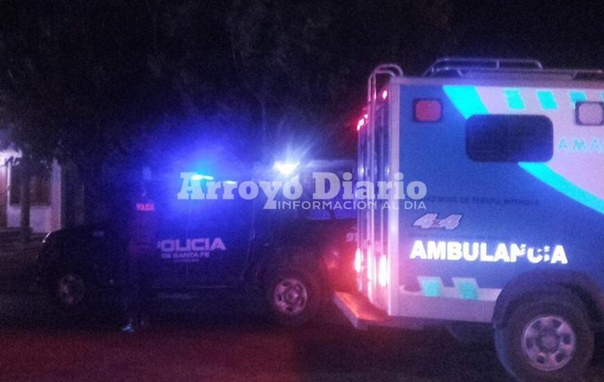 En colaboraci&oacute;n. Comando y AMAS acudieron minutos despu&eacute;s a la casa de la v&iacute;ctima del hecho.