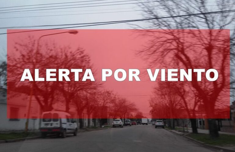 Imagen de Alerta: Vientos fuertes con ráfagas