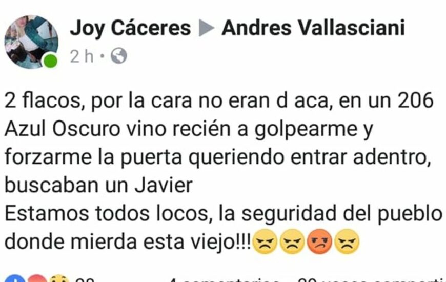 Foto: captura pantalla facebook