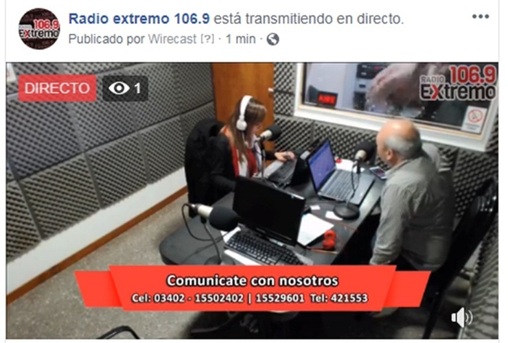 Imagen de Emisión EN VIVO, Dos & Pico Radio Extremo 106.9