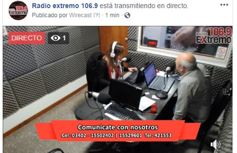 Imagen de Emisión EN VIVO, Dos & Pico Radio Extremo 106.9